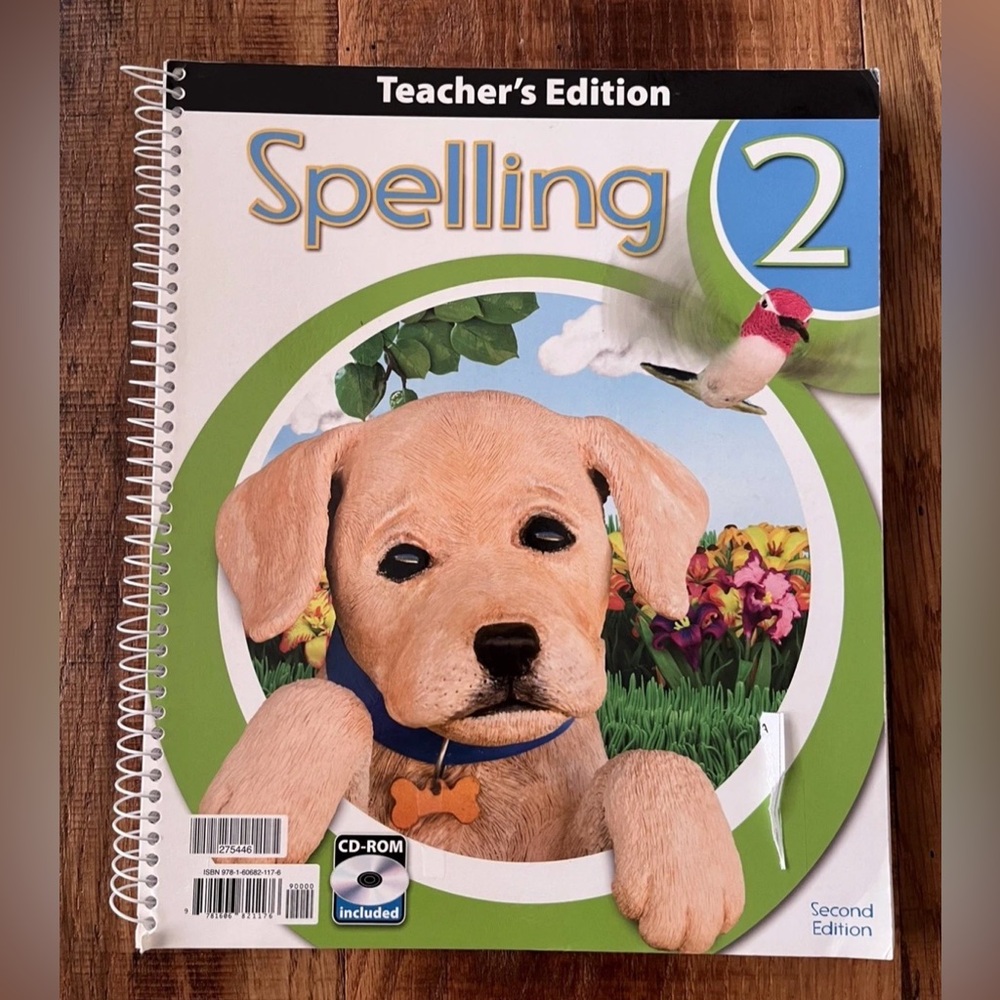 BJU Press Spelling 2 Teacher’s Edition CD second edition spiral 2nd grade